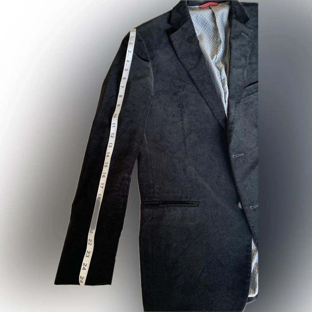 Men’s Alfani Velvet Blazer size 40L - Picture 4 of 10